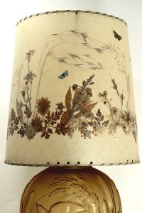 Jobling Glass Bird & Corn Lamp