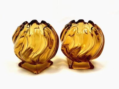 Bagley Glass Equinox Posy Vases