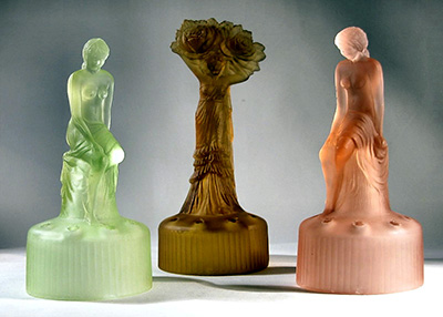 Sowerby Glass Lady Figurine