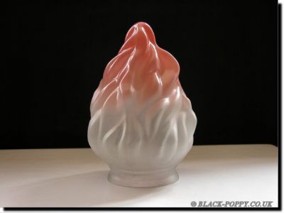Art Deco Pressed Glass Lamp Shade
