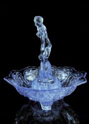 Polished Bashful Charlotte in an Everglades bowl