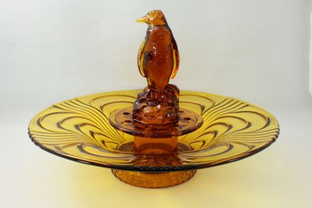 Libochovice Glassworks Penguin Flower Frog