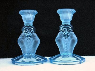 Libochovice Glassworks Candle Sticks