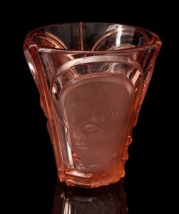 August Walther & Sohne Relief Vase