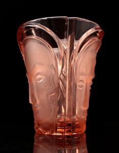 August Walther & Sohne Relief Vase