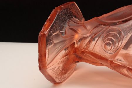 August Walther & Sohne Schmetterling Vase
